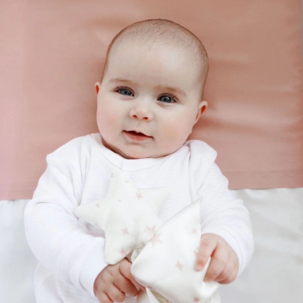 Silkytots Silk Bassinet Sleeve Blush